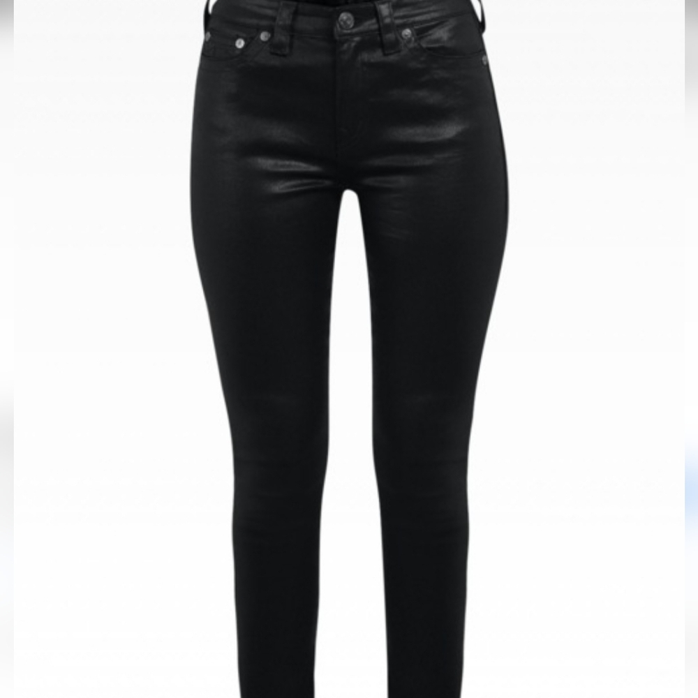 True Religion Jennie Curvy Mid Rise Skinny Pants Size 27